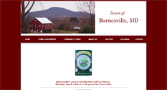 Desktop Screenshot of barnesvillemd.org